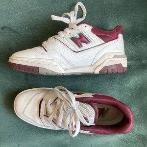 Authentic New balance 550 USED maroon